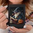 Halloween Girls Boys Wizard Book Pumpkin Kids Halloween Graphic Print Coffee Mug Unique Gifts