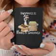 Happiness Is Books And Chocolate Graphic Print Coffee Mug Unique Gifts