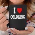 I Heart Love Coloring Hobbies Books Pencils Crayons Marker Graphic Print Coffee Mug Unique Gifts I Heart Love Coloring Hobbies Books Pencils Crayons Marker Graphic Print Coffee Mug Unique Gifts