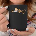 Heartbeat Corgi Reading Book Graphic Print Coffee Mug Unique Gifts Heartbeat Corgi Reading Book Graphic Print Coffee Mug Unique Gifts