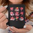 Hearts Reading Book Lovers All Booked For Valentine Graphic Print Coffee Mug Unique Gifts