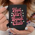 Hot Girl Book Club Retro Daisies Graphic Print Coffee Mug Unique Gifts