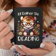 I'd Rather Be Reading Cute Tiger Book Lover Reader Bookworm Graphic Print Coffee Mug Unique Gifts