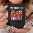 I'm With The Banned Books For a Literature Teacher Graphic Print Coffee Mug Unique Gifts