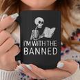 I'm With The Banned Tshirt Read Banned Books Lover BookWorm Graphic Print Coffee Mug Unique Gifts