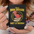 I'm A Book Dragon Not A WormShirt Bookworm Reading Graphic Print Coffee Mug Unique Gifts