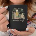 I'm Booked Tonight Floral Books Cozy Reading Graphic Graphic Print Coffee Mug Unique Gifts