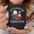 It's A Good Day To Read A Book Eagle Librarian Bookworm Graphic Print Coffee Mug Unique Gifts