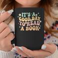 It's A Good Day To Read A Book Kids Reading Teacher Bookworm Graphic Print Coffee Mug Unique Gifts