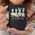 Just A Bookish Goose Bunny Easter Day Reading Book Lover Graphic Print Coffee Mug Unique Gifts