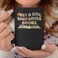 Just A Girl Who Loves Books Bookworm Librarian Retro Cute Graphic Print Coffee Mug Unique Gifts Just A Girl Who Loves Books Bookworm Librarian Retro Cute Graphic Print Coffee Mug Unique Gifts