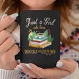 Just a Girl Who Loves Books And Coffee We Need More Caffeine Graphic Print Coffee Mug Unique Gifts