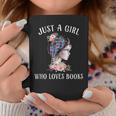 Just A Girl Who Loves Books Reading One More Chapter Graphic Print Coffee Mug Unique Gifts