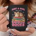Just A Girl Who Loves Cats & Books Shirt Women Bookworm Graphic Print Coffee Mug Unique Gifts Just A Girl Who Loves Cats & Books Shirt Women Bookworm Graphic Print Coffee Mug Unique Gifts