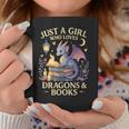 Just a Girl Who Loves Cute Dragons And Books Graphic Print Coffee Mug Unique Gifts Just a Girl Who Loves Cute Dragons And Books Graphic Print Coffee Mug Unique Gifts