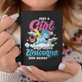Just A Girl Who Loves Unicorns And Books Animal Reading Graphic Print Coffee Mug Unique Gifts