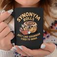 Just Like Grammar Used To Make Bread Book Read Synonym Rolls Graphic Print Coffee Mug Unique Gifts