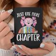 Just One More Chapter Book Lover Librarian Teacher For Men Women Kids Graphic Print Coffee Mug Unique Gifts
