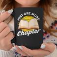 Just One More Chapter Book Reading Bookworm Graphic Print Coffee Mug Unique Gifts