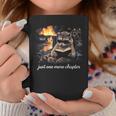 Just One More Chapter Bookish Raccoon Reading Book Reader Graphic Print Coffee Mug Unique Gifts