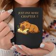 Just One More Chapter Capybara With Book Graphic Print Coffee Mug Unique Gifts