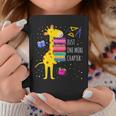 Just One More Chapter Cute Giraffe Book Reading Nerd Graphic Print Coffee Mug Unique Gifts