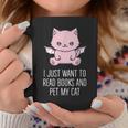 I Just Want To Read Books And Pet My Cat Pastel Goth Kawaii Men Women Kids Graphic Print Coffee Mug Unique Gifts I Just Want To Read Books And Pet My Cat Pastel Goth Kawaii Men Women Kids Graphic Print Coffee Mug Unique Gifts