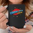Kansas City Missouri MO Pop Art Comic Book Inspired Graphic Print Coffee Mug Unique Gifts