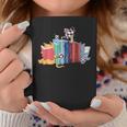 Kawaii Cat Book Ends Library Decor Librarian Graphic Print Coffee Mug Unique Gifts Kawaii Cat Book Ends Library Decor Librarian Graphic Print Coffee Mug Unique Gifts