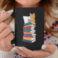 Kawaii Cat Books Tea Coffee Graphic Print Coffee Mug Unique Gifts Kawaii Cat Books Tea Coffee Graphic Print Coffee Mug Unique Gifts