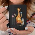 Kawaii Cute Giraffes Books And Tea Women's Graphic Print Coffee Mug Unique Gifts
