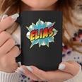 Kids Boys Elias Comic Book Superhero Name Graphic Print Coffee Mug Unique Gifts