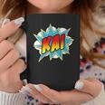 Kids Boys Kai Name Personalized Comic Book Superhero Graphic Print Coffee Mug Unique Gifts Kids Boys Kai Name Personalized Comic Book Superhero Graphic Print Coffee Mug Unique Gifts