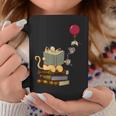 Kittens Cats Tea Books And Balloon Graphic Print Coffee Mug Unique Gifts