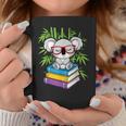 Koala Bear Librarian Reading Books Koala Graphic Print Coffee Mug Unique Gifts