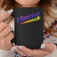 Librarian Books Retro 80s Style Reading Book Lover Graphic Print Coffee Mug Unique Gifts