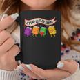 Librarian Let's All Go To The Library Cute Groovy Book Lover Graphic Print Coffee Mug Unique Gifts