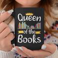 Librarian Queen Of The Books Book Reading Library Graphic Print Coffee Mug Unique Gifts Librarian Queen Of The Books Book Reading Library Graphic Print Coffee Mug Unique Gifts