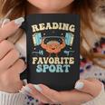 Librarian Reading Is My Favorite Sport Book Lover Graphic Print Coffee Mug Unique Gifts