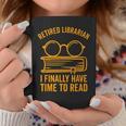Librarian Retirement Library Books Lovers Graphic Print Coffee Mug Unique Gifts