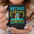 Librarian Retirement Retired Book Coworker Former 2025 Graphic Print Coffee Mug Unique Gifts
