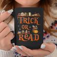 Librarian Trick Or Read Library Event Halloween Book Lovers Graphic Print Coffee Mug Unique Gifts