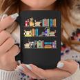 Library Cats Kittens Reader Book Lovers Pet Shelf Graphic Print Coffee Mug Unique Gifts Library Cats Kittens Reader Book Lovers Pet Shelf Graphic Print Coffee Mug Unique Gifts