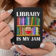 Library Is My Jam Librarian Reader Book Lover Graphic Print Coffee Mug Unique Gifts Library Is My Jam Librarian Reader Book Lover Graphic Print Coffee Mug Unique Gifts