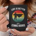 Life Is Better With Comic Books Vintage Comics Book Graphic Print Coffee Mug Unique Gifts Life Is Better With Comic Books Vintage Comics Book Graphic Print Coffee Mug Unique Gifts