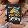 Life Is Better With Dogs And Books Bookworm Reader Reading Graphic Print Coffee Mug Unique Gifts Life Is Better With Dogs And Books Bookworm Reader Reading Graphic Print Coffee Mug Unique Gifts