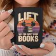 Lift So I Can Carry More Books Reading Lovers Reader Workout Graphic Print Coffee Mug Unique Gifts