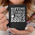 Lifting To Hold More Books Reading Reader Workout Lovers Graphic Print Coffee Mug Unique Gifts