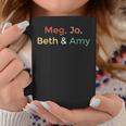 Little Women Alcott Book Meg Jo Beth Amy March Sisters Graphic Print Coffee Mug Unique Gifts
