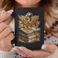 A Lively-Creative Gold Fantasy-Dragon On Story-Books Graphic Print Coffee Mug Unique Gifts A Lively-Creative Gold Fantasy-Dragon On Story-Books Graphic Print Coffee Mug Unique Gifts